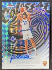2025-26 Finest Colossal Shots Autographs Noah Penda #CS-NP card