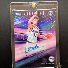 2025-26 Topps Midnight Rookie Horizon Signatures Noah Penda #RHS-NP card