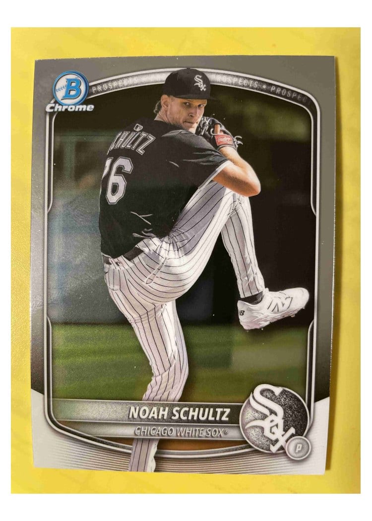 2025 Bowman Chrome Prospects Noah Schultz #BCP-177 card