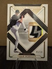 2025 Panini National Treasures Treasured Threads Noah Schultz #1 card