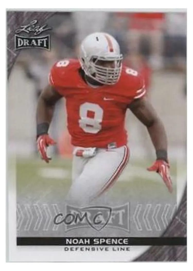 2016 Leaf Draft Noah Spence #70 card
