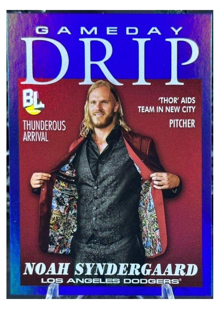 2023 Topps Big League Game Day Drip Noah Syndergaard #GD-9 card