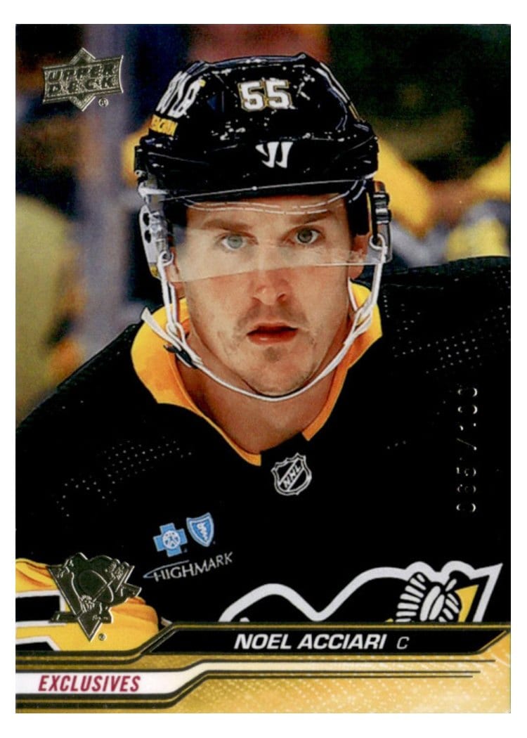 2023-24 Upper Deck Base Set Noel Acciari #607 card