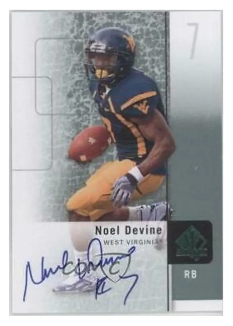 2011 SP Authentic Noel Devine Autograph #41 card