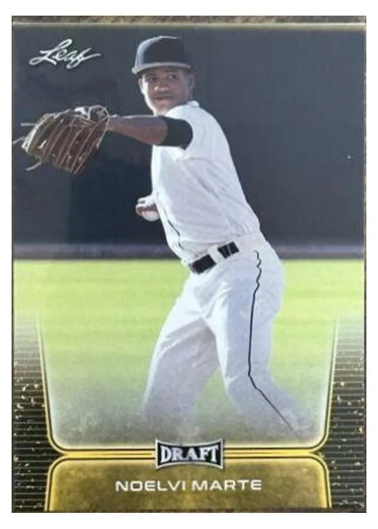 2020 Leaf Draft Base Set Noelvi Marte #6 card