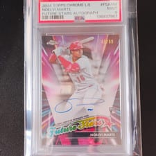 2024 Topps Chrome Logofractor Edition Future Stars Autographs Noelvi Marte #FSA-NM card