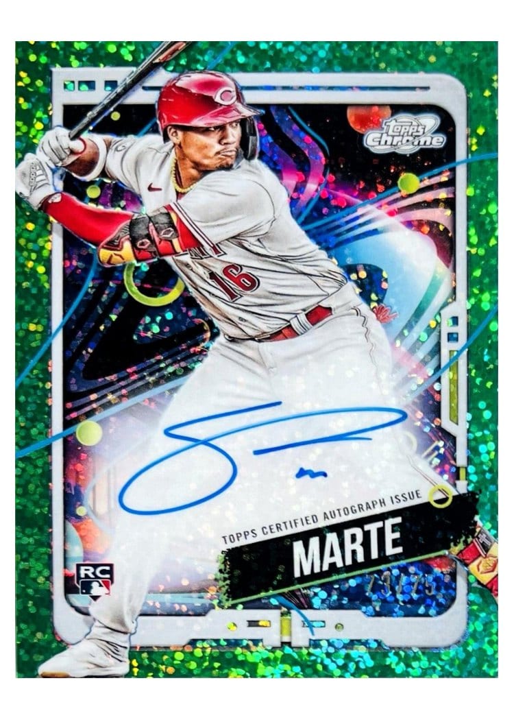 2024 Topps Cosmic Chrome Autographs Noelvi Marte #CCA-NM card