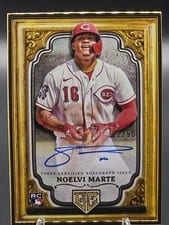 2024 Topps Gilded Collection Gallery of Gold Autographs Noelvi Marte #GOG-NM card
