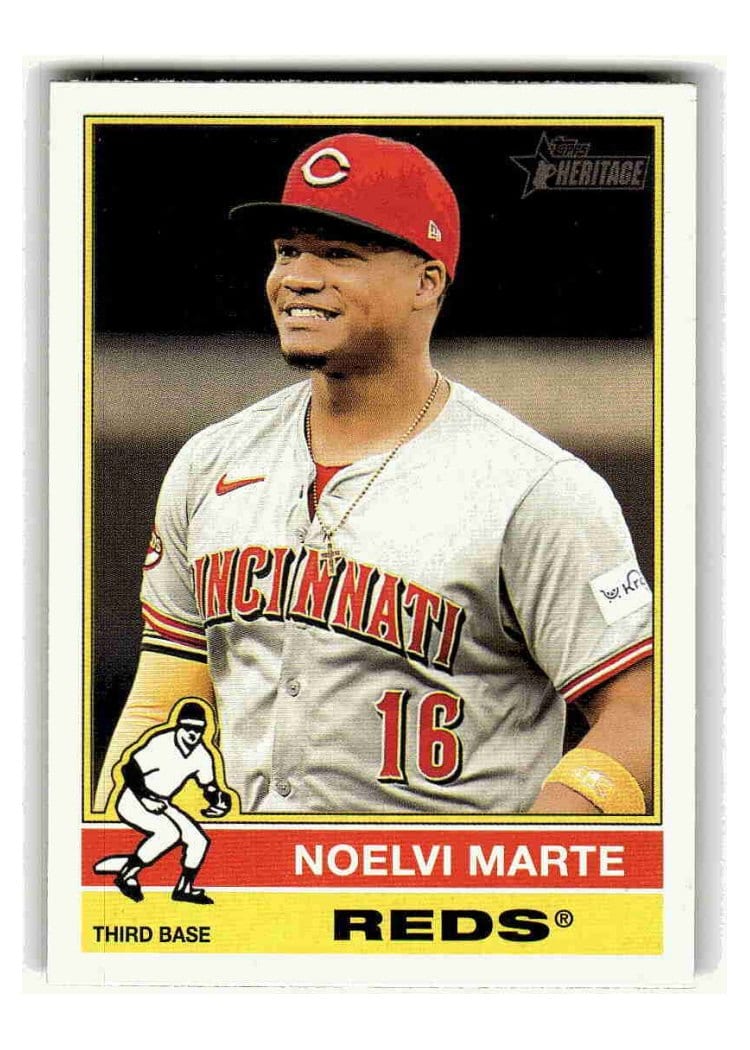 2025 Topps Heritage Base Set Noelvi Marte #43 card