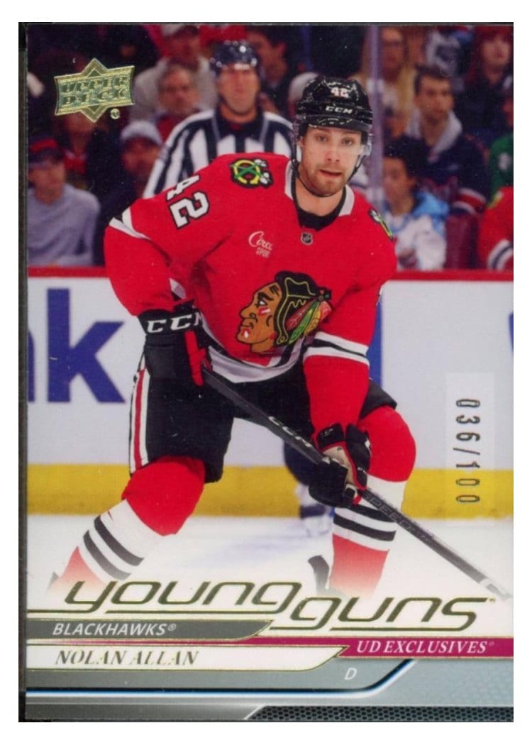 2024-25 Upper Deck Base Set Nolan Allan #491 card