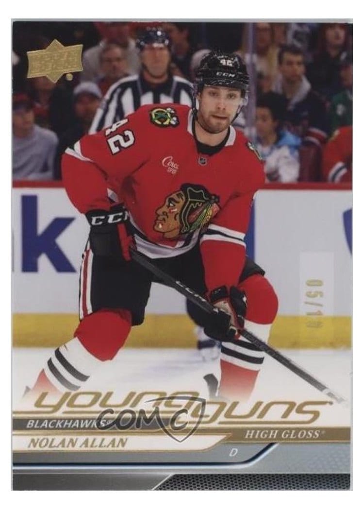 2024-25 Upper Deck Base Set Nolan Allan #491 card