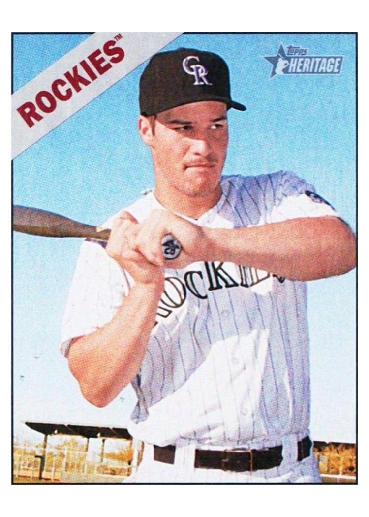 2015 Topps Heritage Base Set Nolan Arenado #72 card