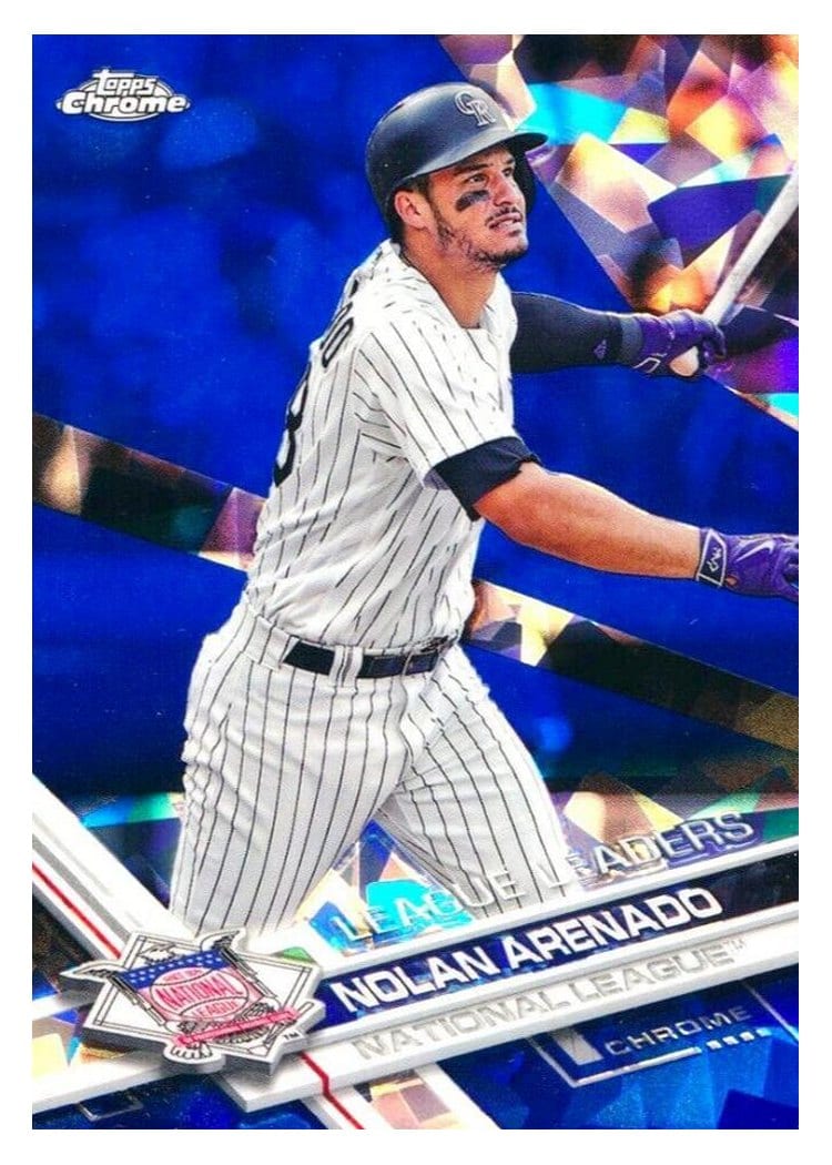 2017 Topps Chrome Sapphire Edition Base Set Nolan Arenado #152 card