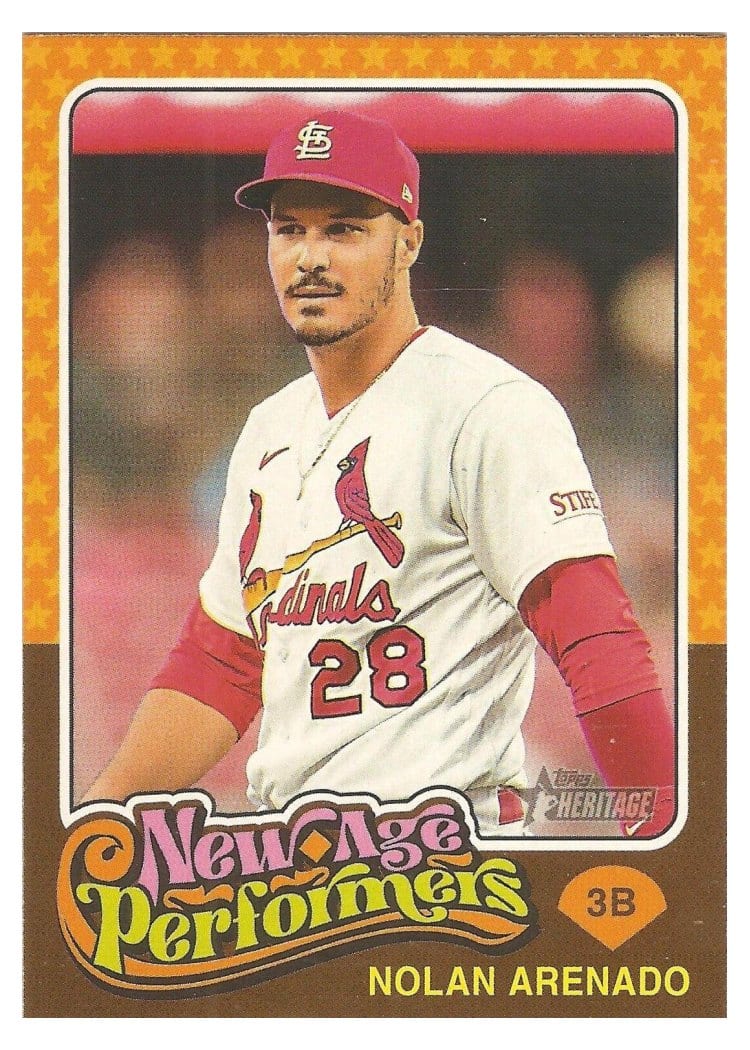 2024 Topps Heritage Mini New Age Performers Nolan Arenado #NAP-20 card