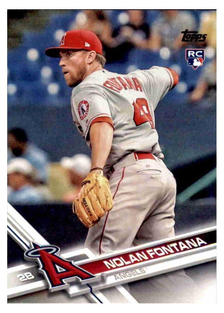 2017 Topps Update Base Set Nolan Fontana #US201 card