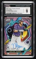 2023 Topps Cosmic Chrome Autographs Nolan Jones #CCA-NJ card