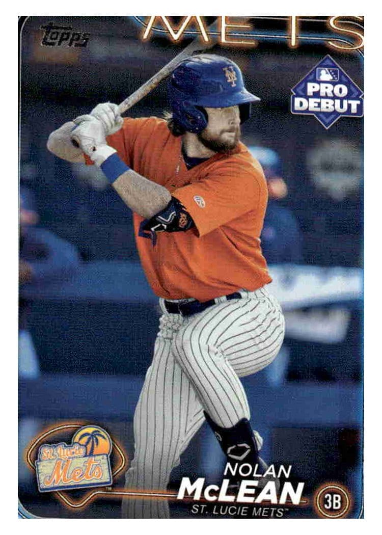 2024 Topps Pro Debut Base Set Nolan McLean #PD-145 card