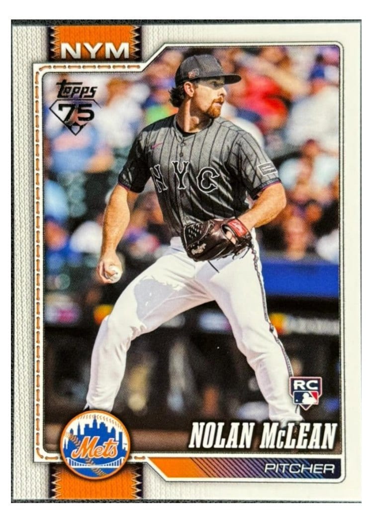 2026 Topps Nolan McLean #214 card