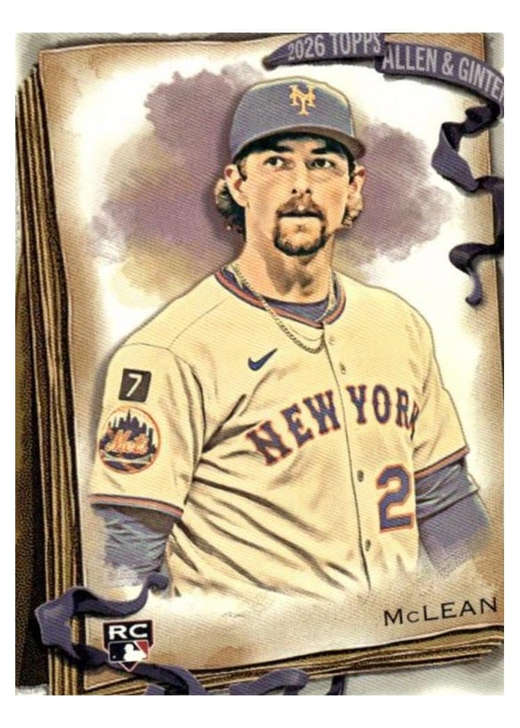 2026 Topps Allen & Ginter Nolan McLean #123 card