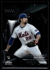 2026 Topps Chrome Black Base Set Nolan McLean #65 card