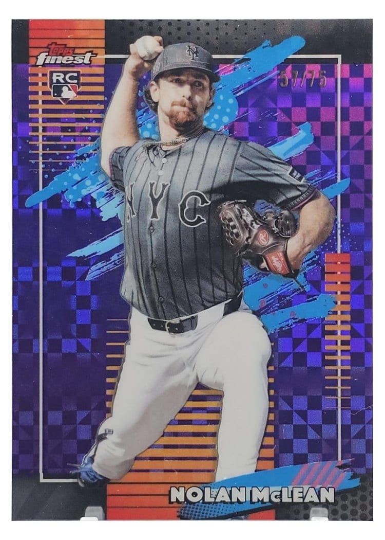 2026 Topps Finest Nolan McLean #115 card