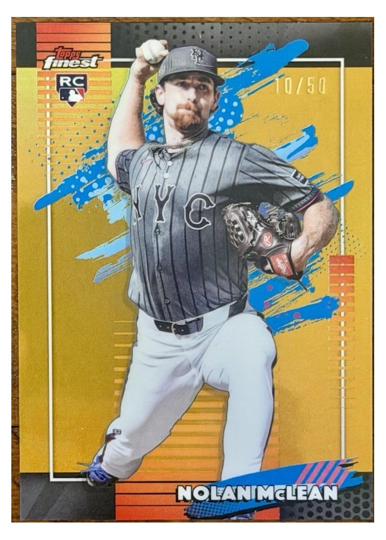 2026 Topps Finest Nolan McLean #115 card