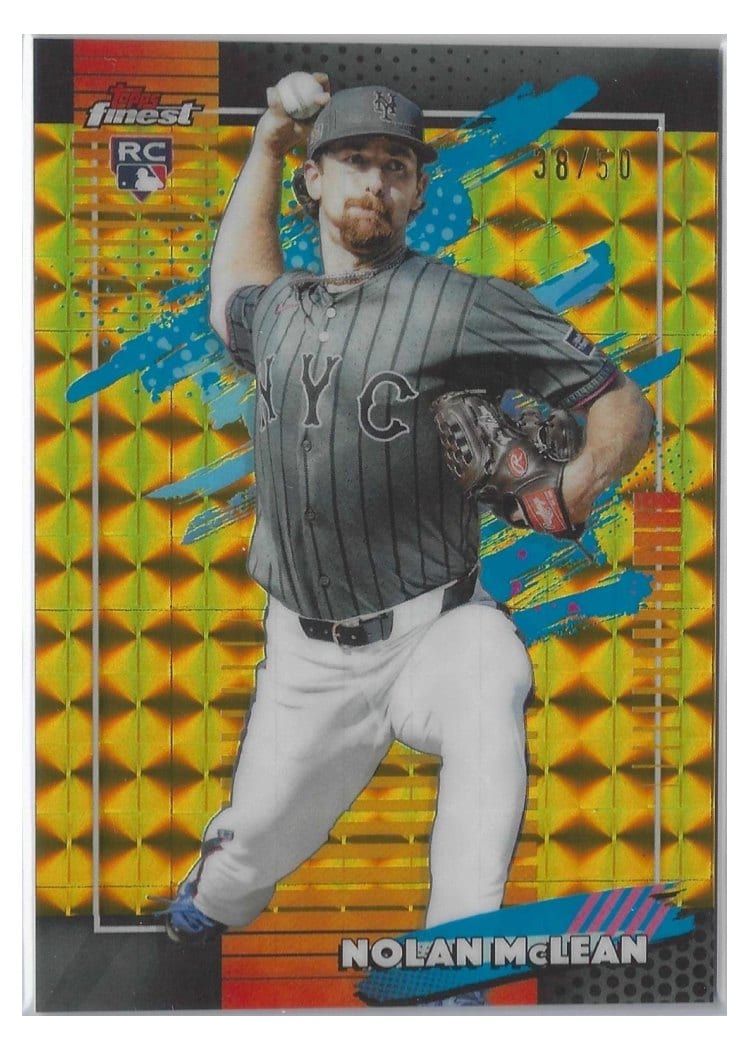 2026 Topps Finest Nolan McLean #115 card