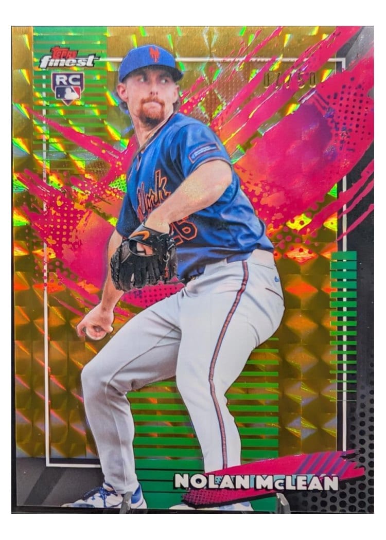 2026 Topps Finest Nolan McLean #240 card