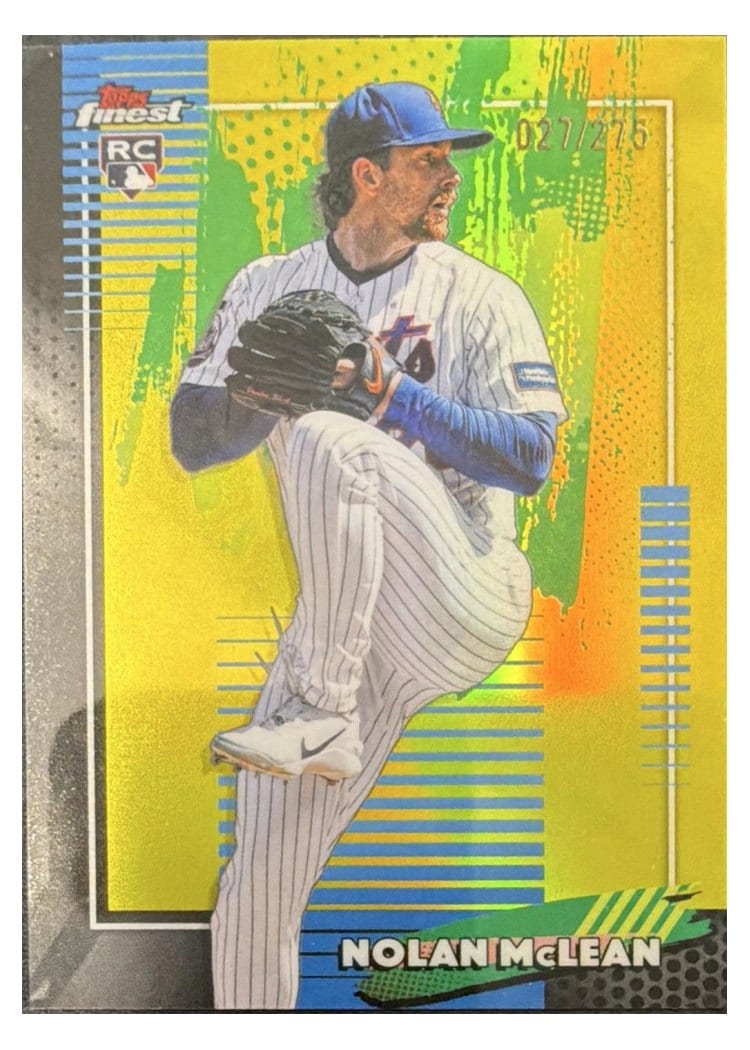 2026 Topps Finest Nolan McLean #62 card