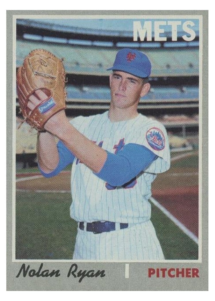 1970 Topps Nolan Ryan #712 card