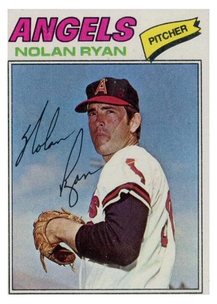 1977 Topps Nolan Ryan #650 card