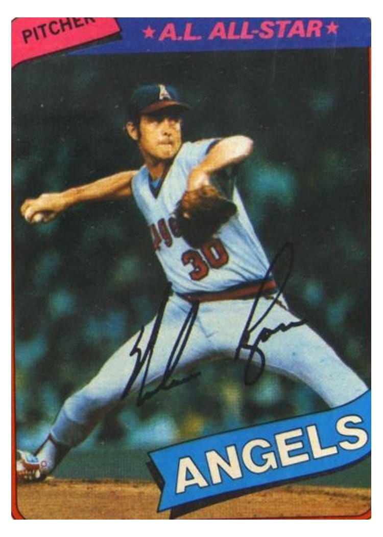 1980 Topps Nolan Ryan #580 card