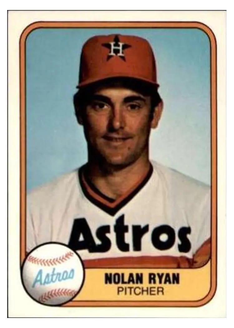 1981 Fleer Nolan Ryan #57 card