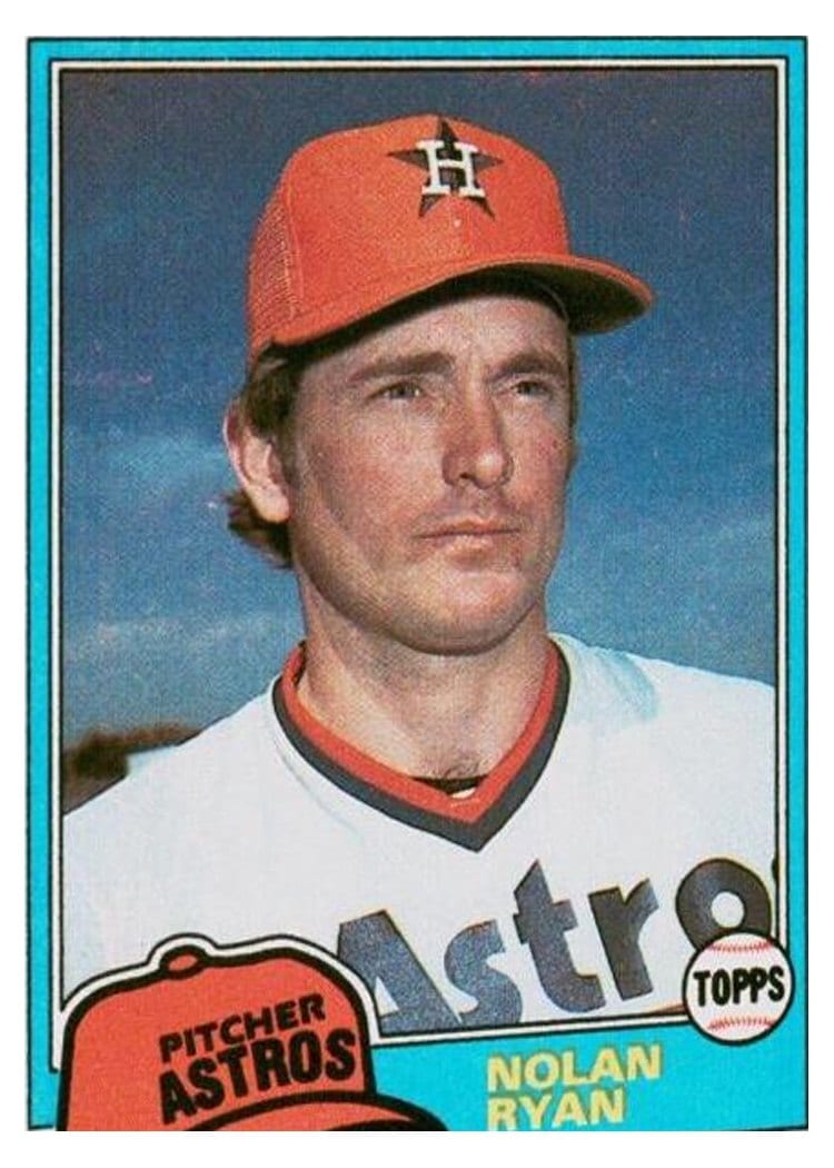 1981 Topps Nolan Ryan #240 card