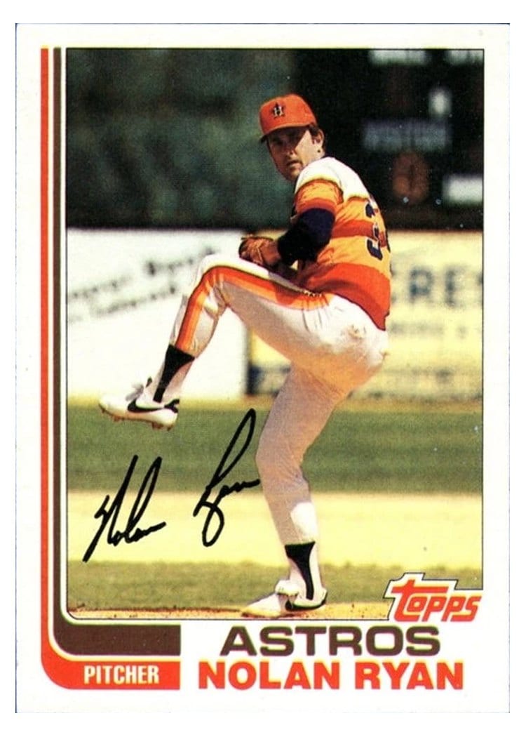 1982 Topps Base Set Nolan Ryan #90 card