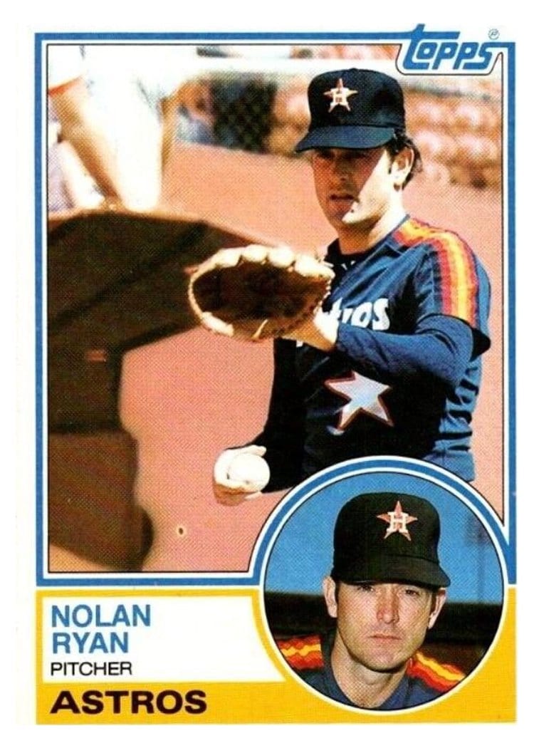 1983 Topps Nolan Ryan #360 card