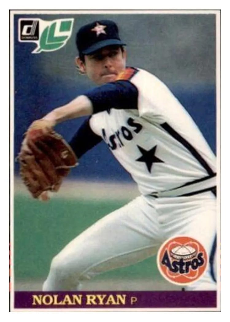 1985 Leaf Nolan Ryan #216 card
