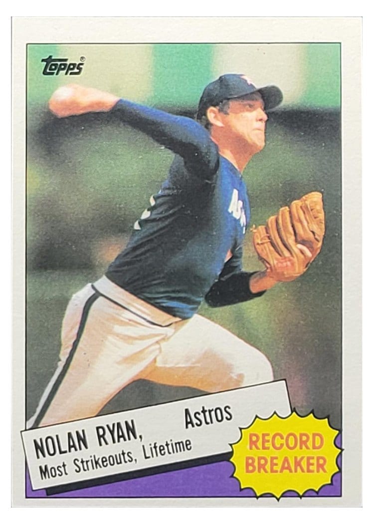1985 Topps Nolan Ryan #7 card