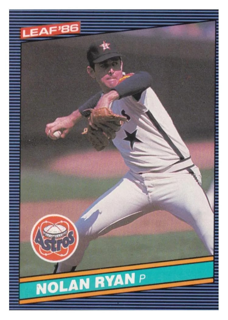 1986 Leaf Nolan Ryan #132 card