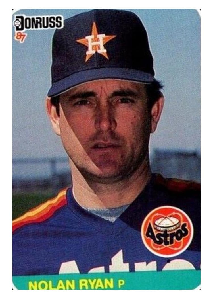 1987 Donruss Nolan Ryan #138 card