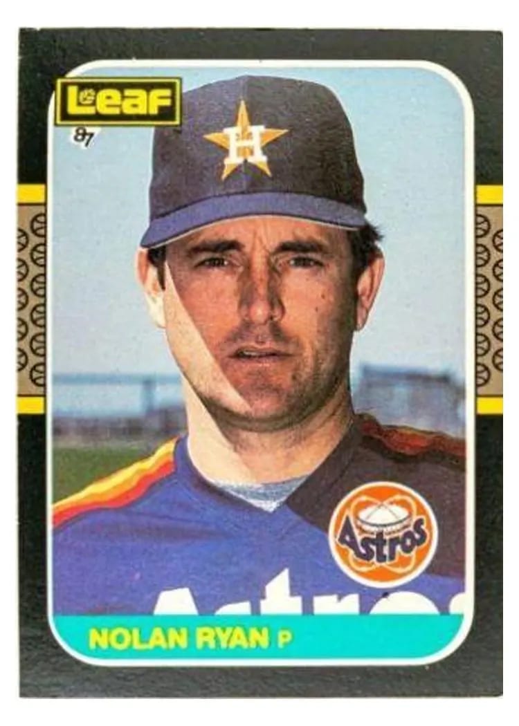 1987 Leaf Nolan Ryan #257 card