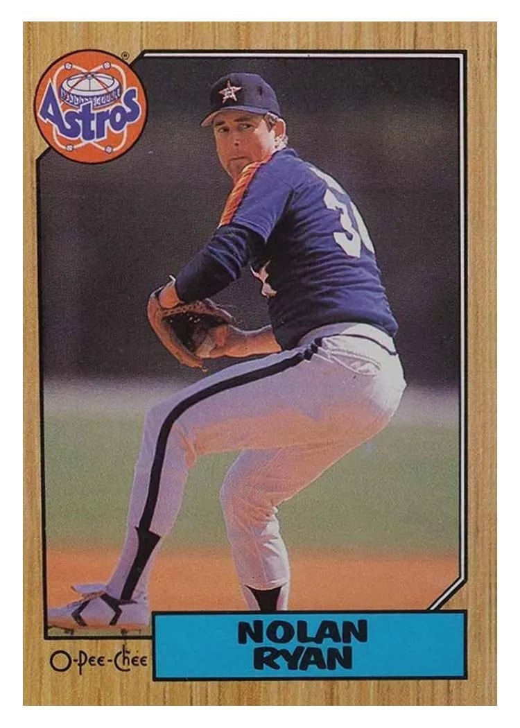 1987 O Pee Chee Nolan Ryan #155 card