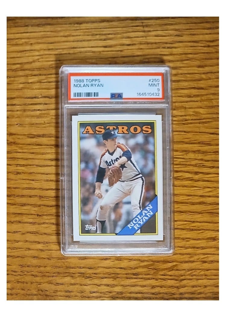 1988 Topps Base Set Nolan Ryan #250 card