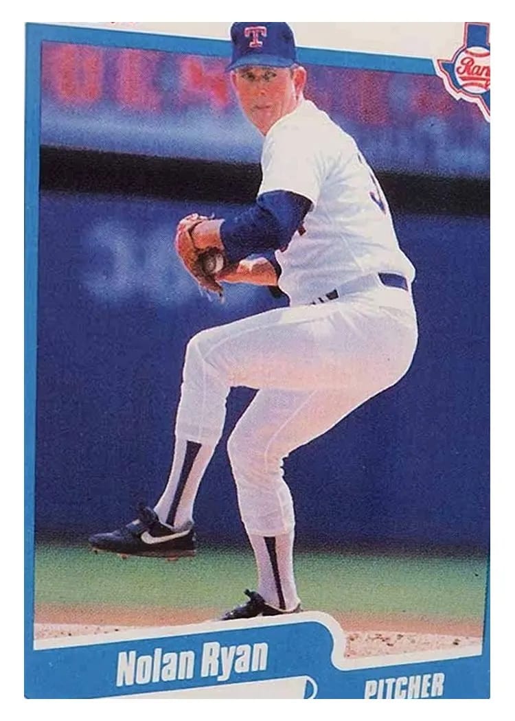 1990 Fleer Nolan Ryan #313 card
