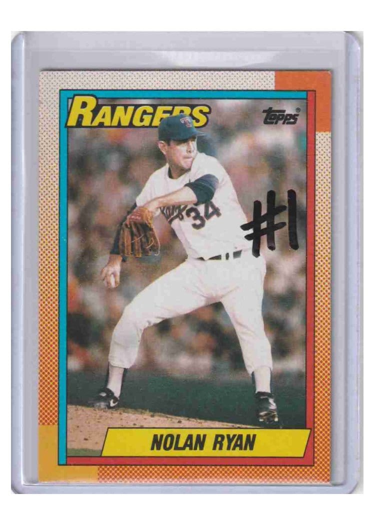 1990 Topps Base Set Nolan Ryan #1 card
