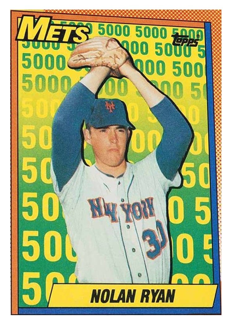 1990 Topps Base Set Nolan Ryan #2 card