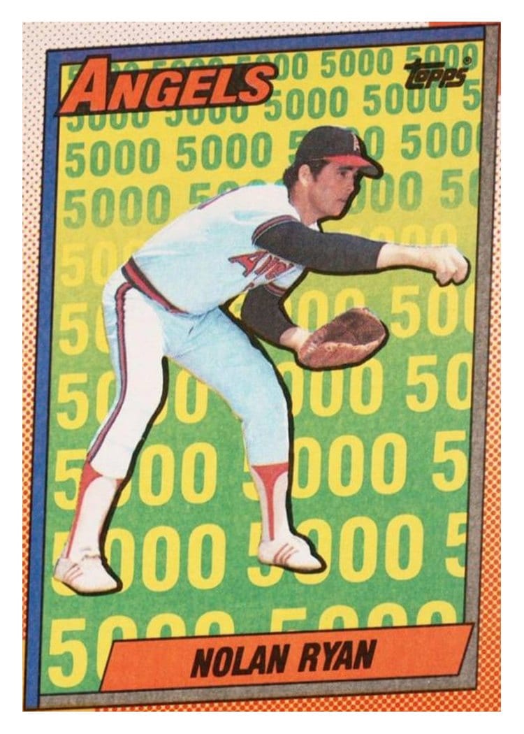 1990 Topps Base Set Nolan Ryan #3 card