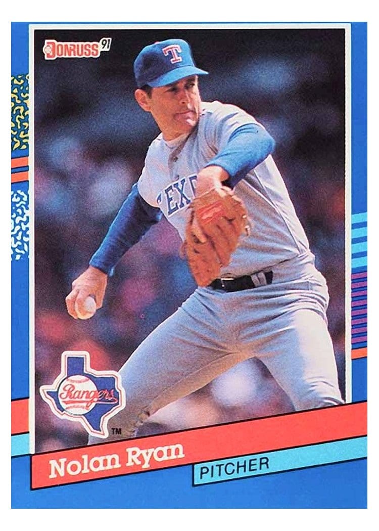 1991 Donruss Base Set Nolan Ryan #89 card