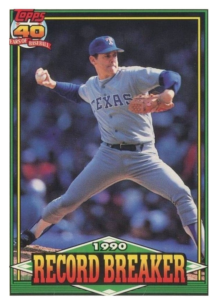1991 O-Pee-Chee Base Set Nolan Ryan #6 card