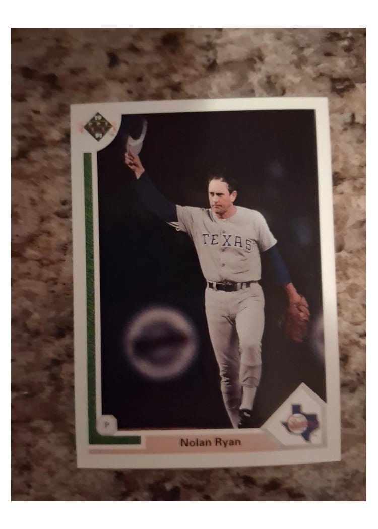 1991 Upper Deck Base Set Nolan Ryan #345 card